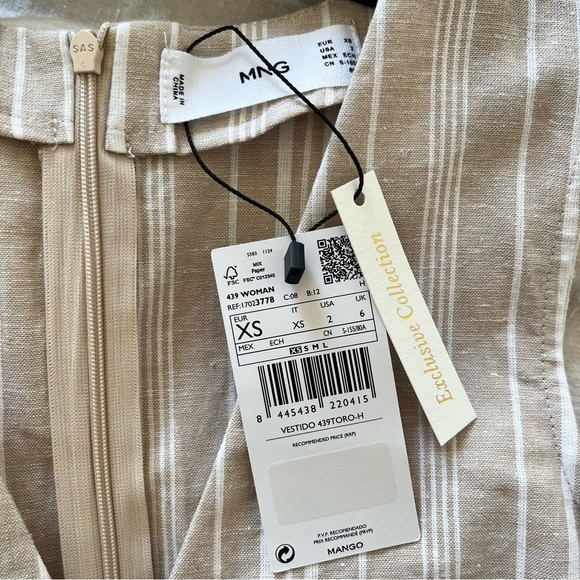 Mango Linen Midi dress - Picture 6 of 6